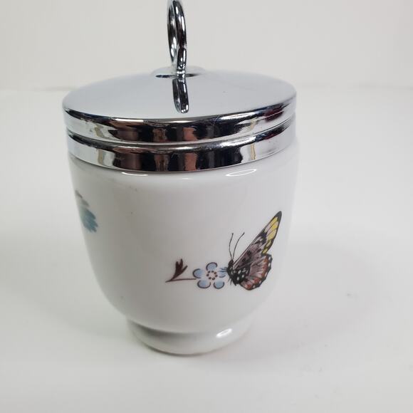 Vintage Royal Worcester King Size Porcelain Egg Coddler Strawberry Fair - Picture 3 of 9